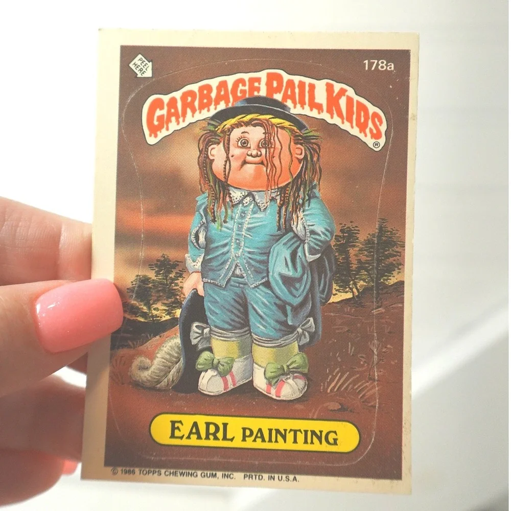 Garbage Pail Kids Sticker Cards Lot of 6 1985 2016 Front & Back Artwork